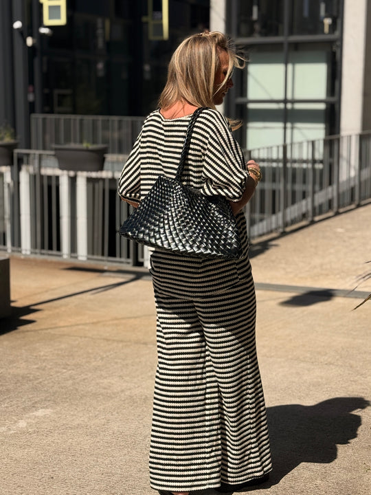 Sac tressé NOIR 8668