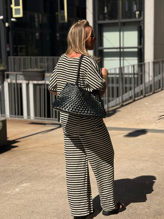 Sac tressé NOIR 8668