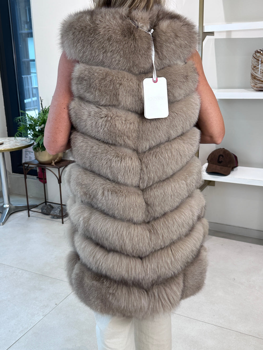 Gilet fourrure authentique (Giovanni )