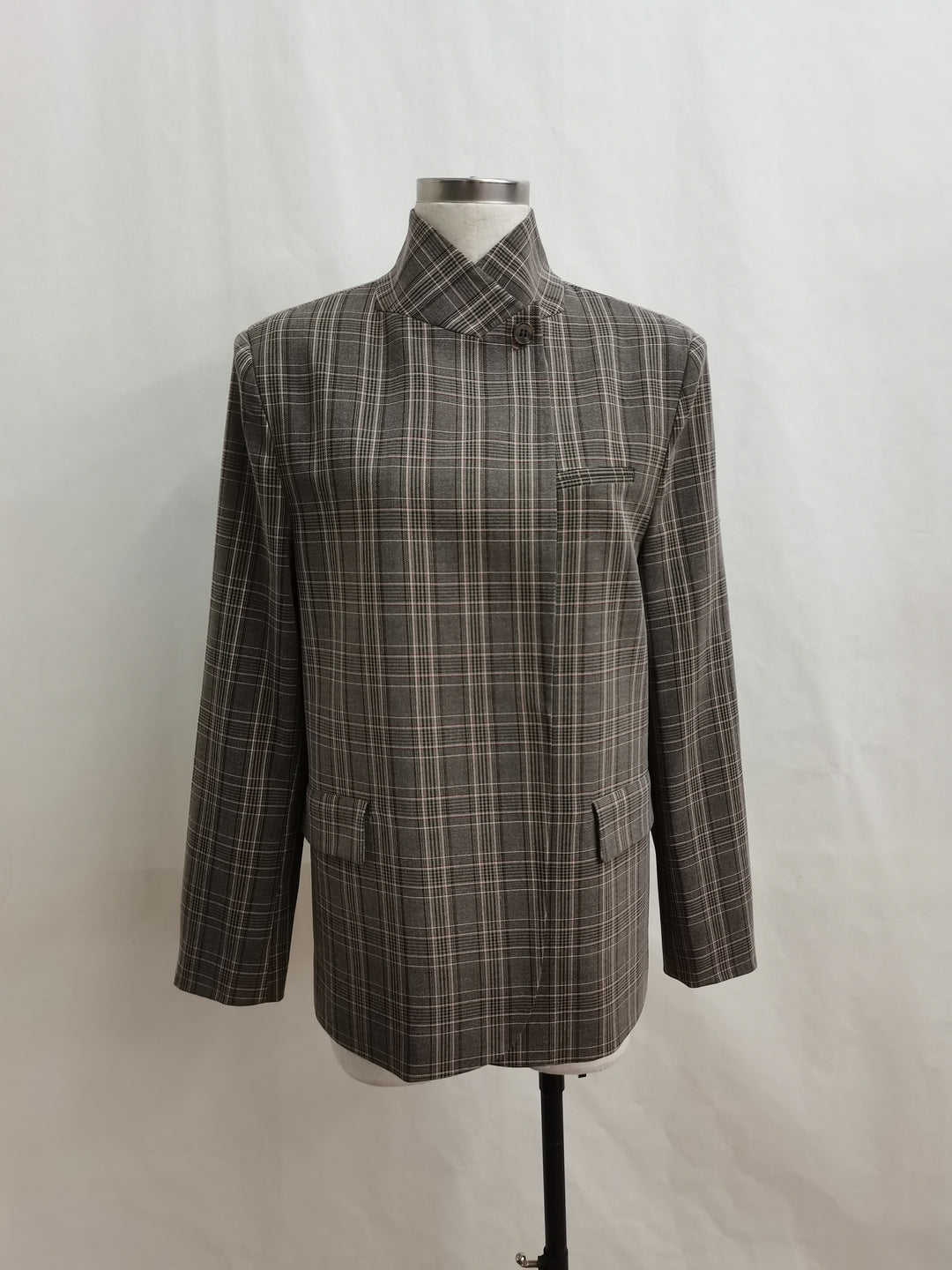 Blazer croisé miri gris carreaux 9908 (qualité +++)