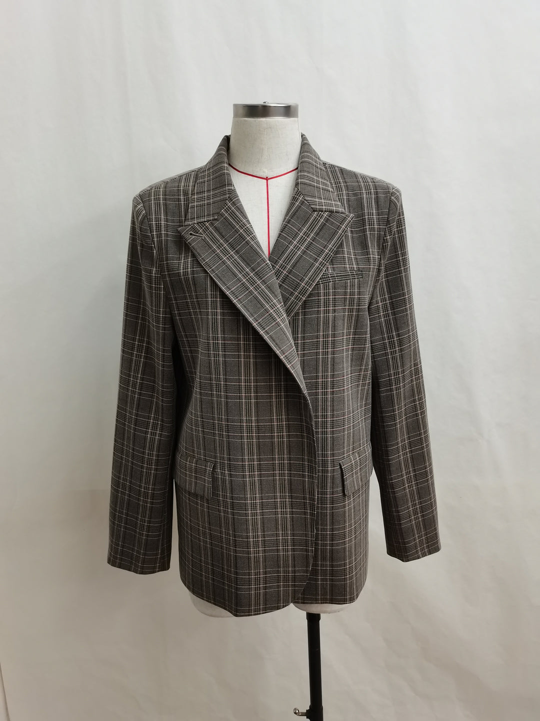 Blazer croisé miri gris carreaux 9908 (qualité +++)