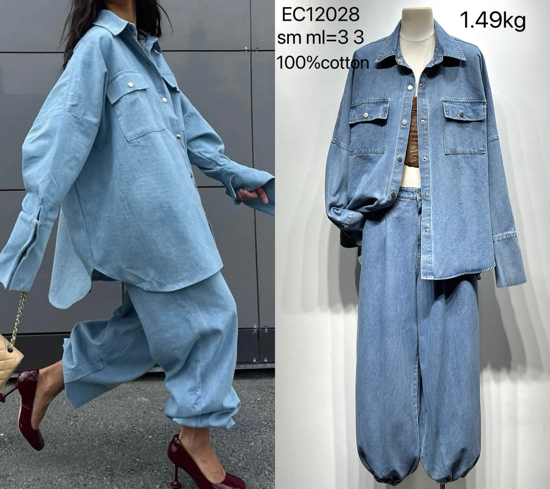 Ensemble jean bleu 12028