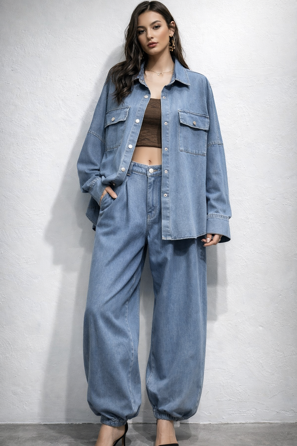 Ensemble jean bleu 12028