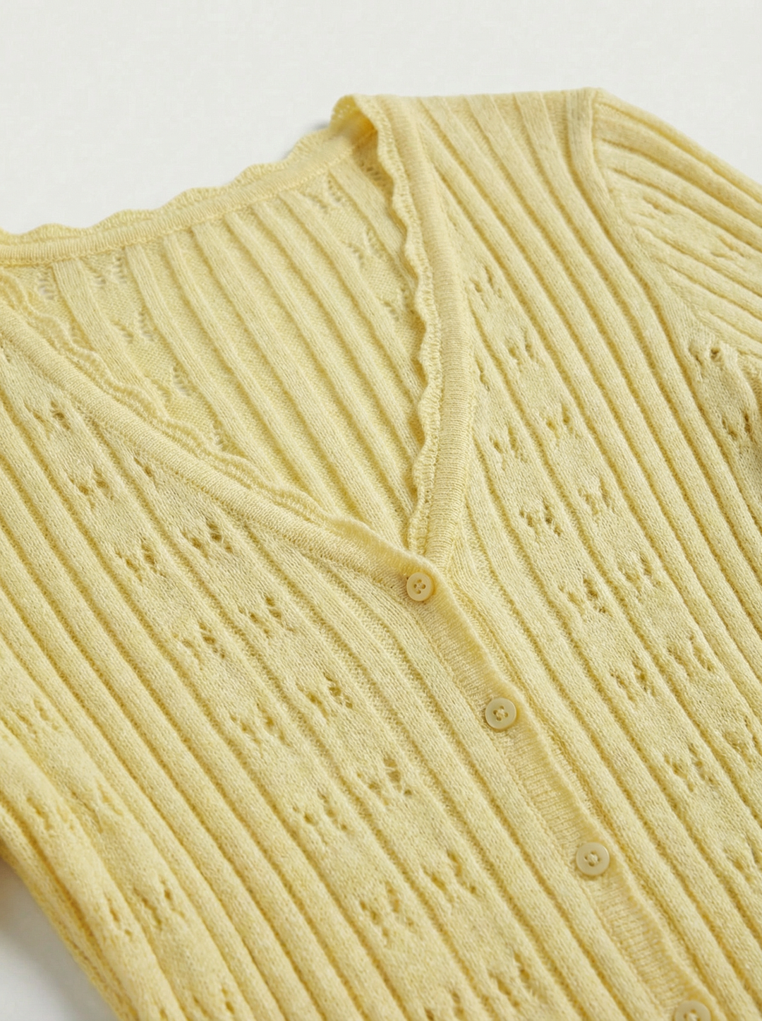 Robe gilet longue tricote jaune M5106