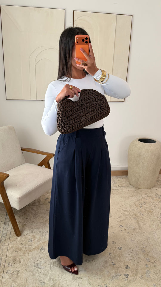 Pantalon culotte 423 Bleu marine