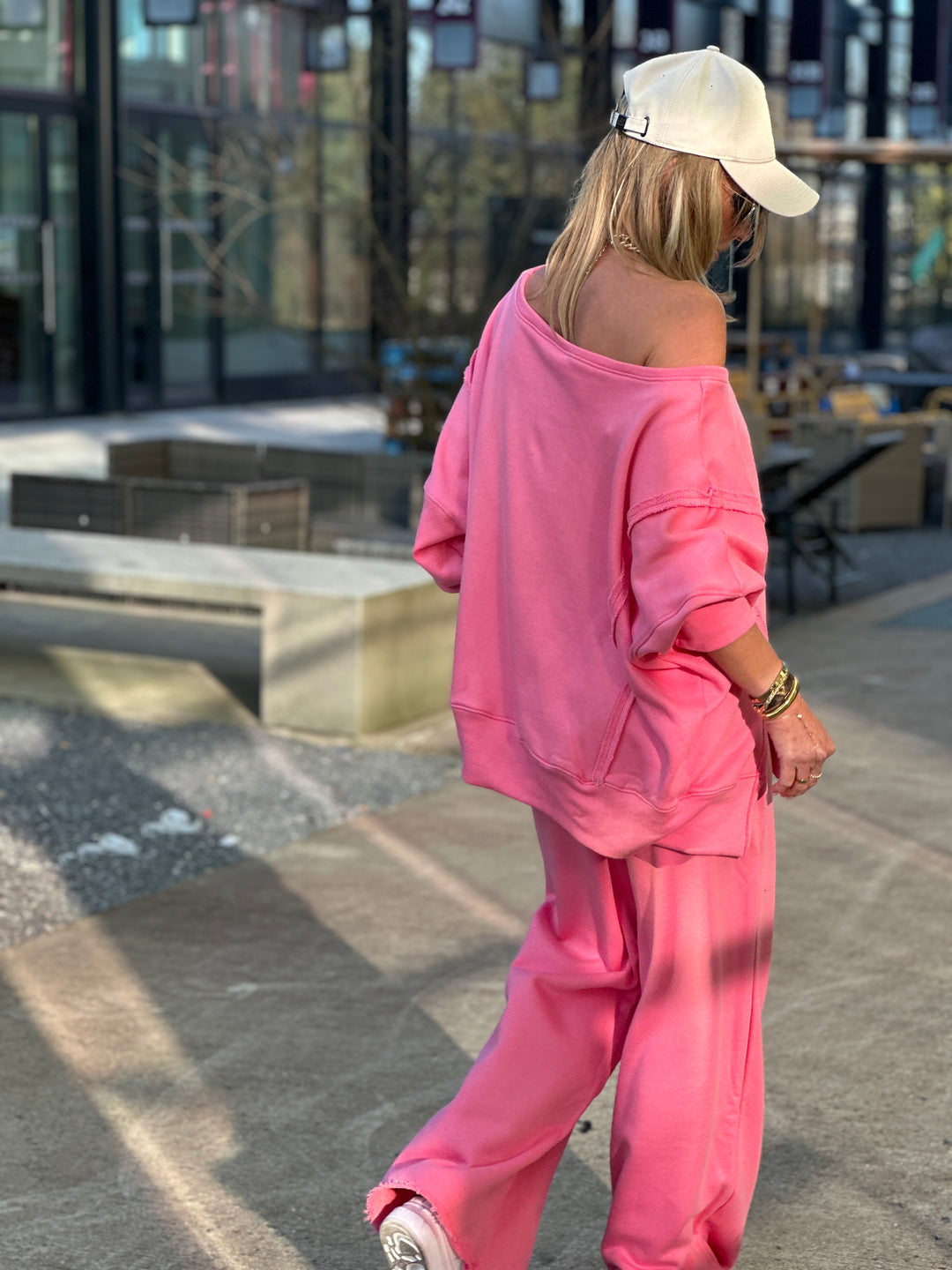 Ensemble jogging rose