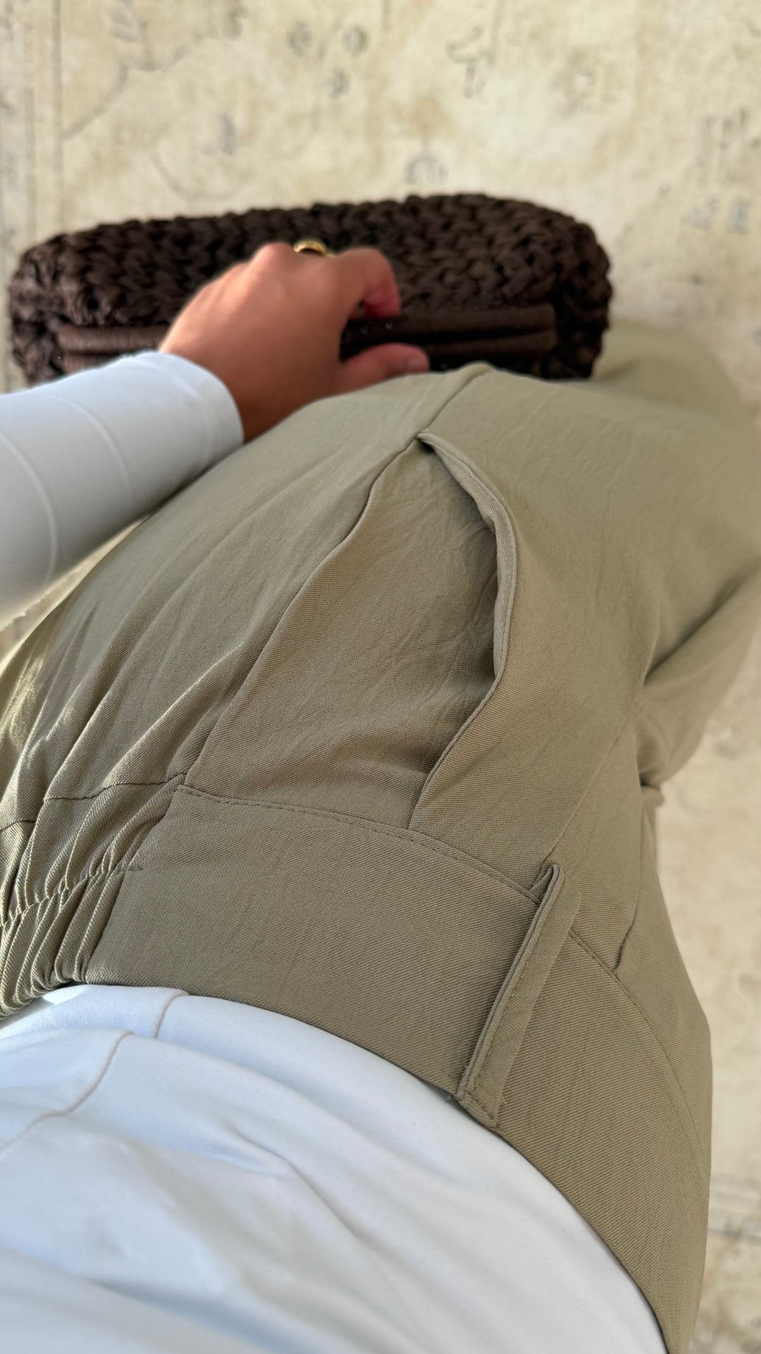 Pantalon culotte 423 Kaki