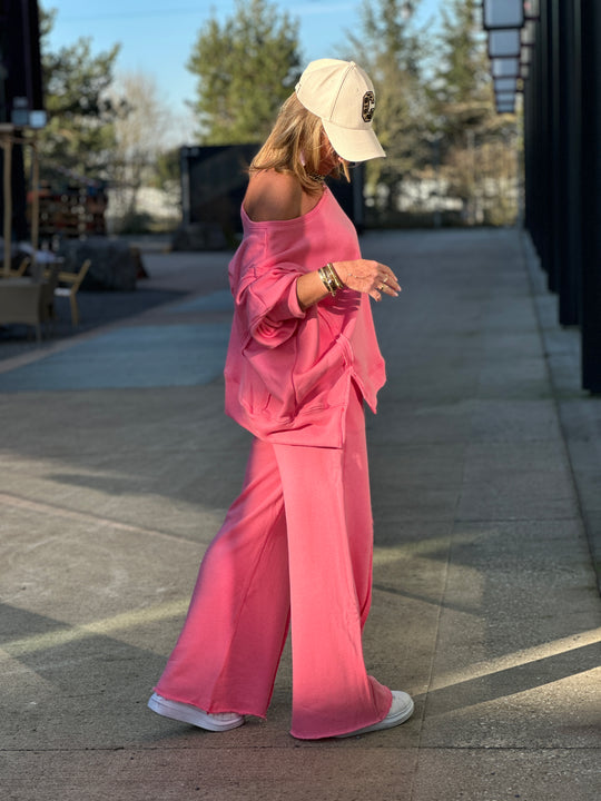 Ensemble jogging rose