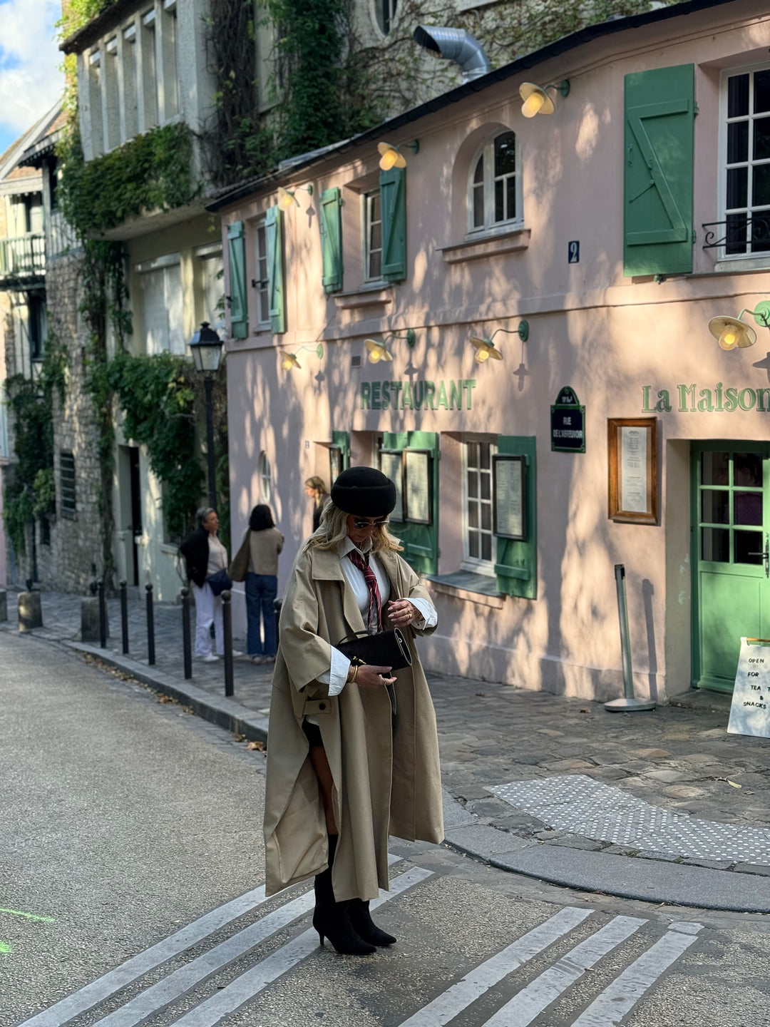 Trench Cape long Max oversize V26019