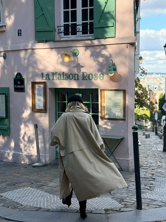 Trench Cape long Max oversize V26019