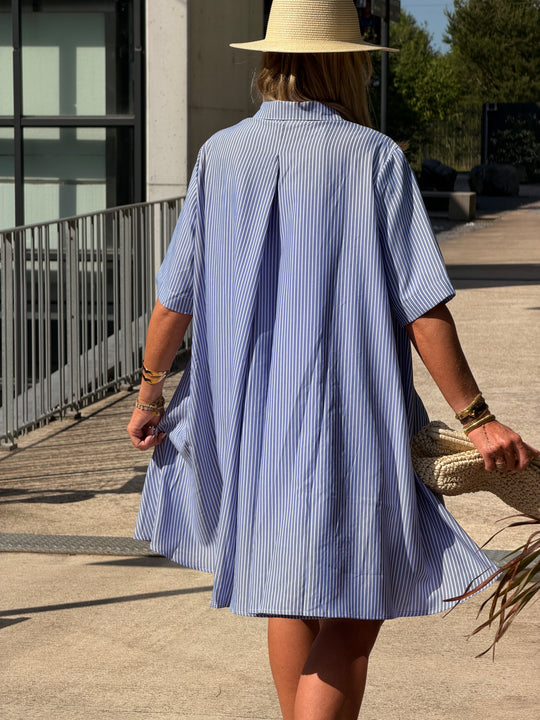Robe brodé palmier 5833