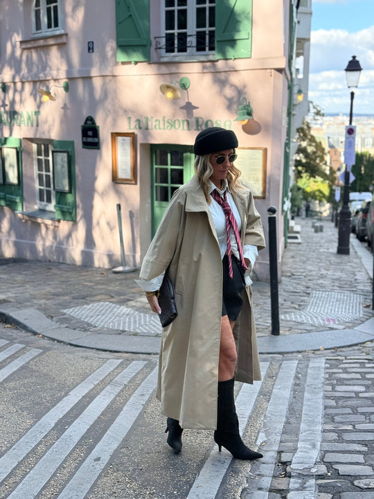 Trench Cape long Max oversize V26019