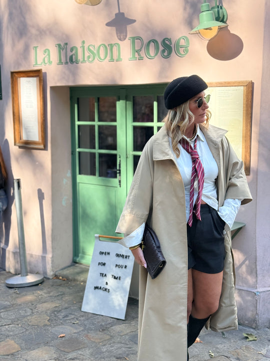 Trench Cape long Max oversize V26019
