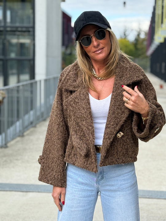 Veste lainer boutons 1542