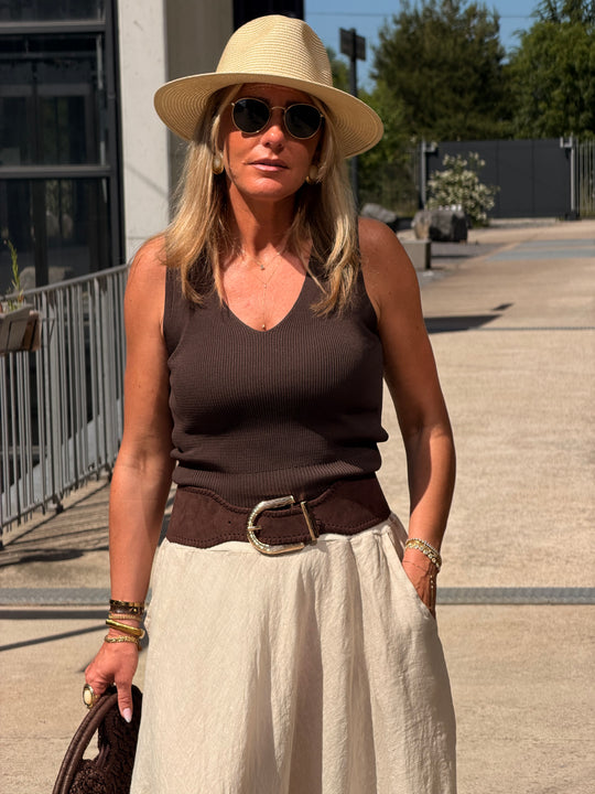 Top col V simple B013