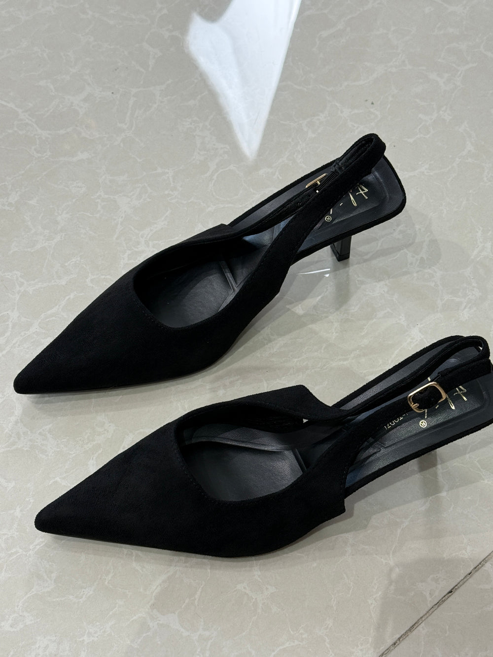 Talon daim noir 88202 (4cm)