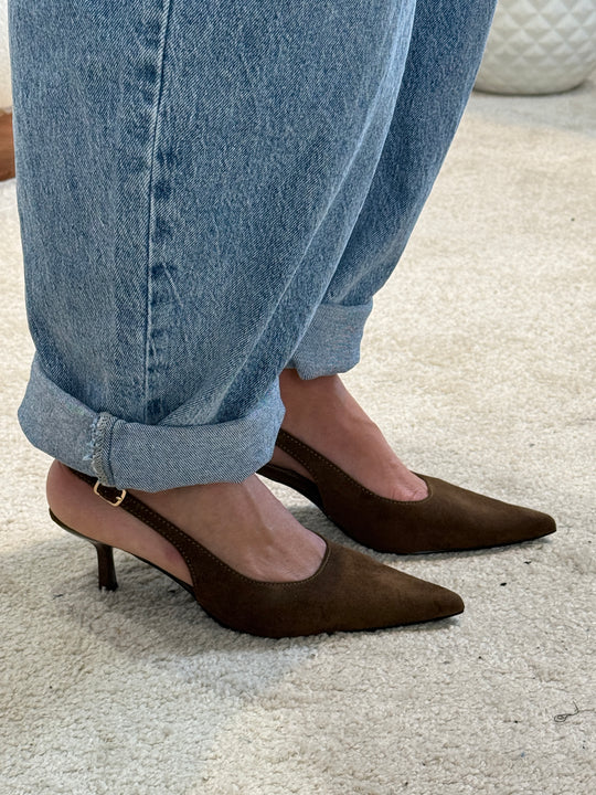 Talon daim Choco Moka 88202 (4cm)