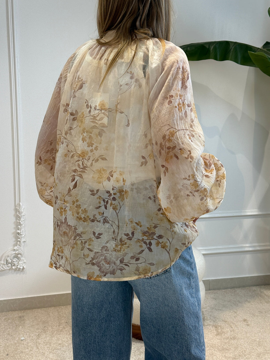 Chemise loose fleuri 25065