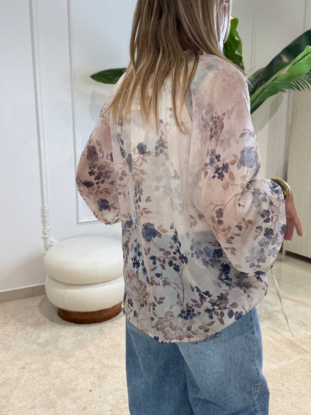 Chemise loose fleuri 25065