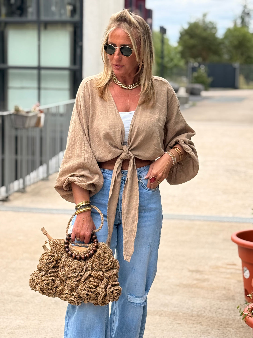 Gilet coton attaché 6421