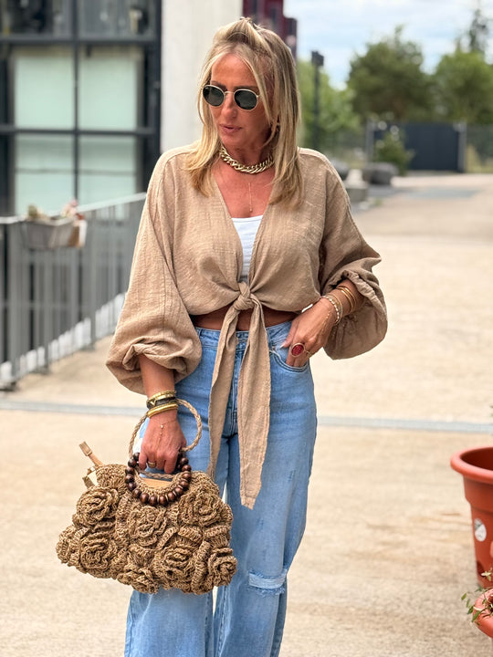 Gilet coton attaché 6421
