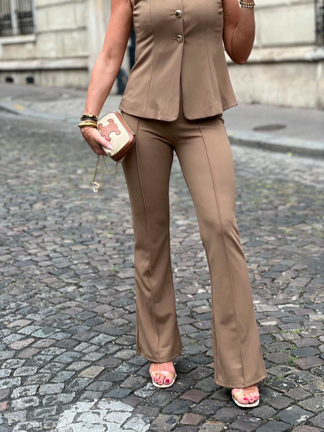Ensemble bolero pantalon boutons CAMEL 8087/8088