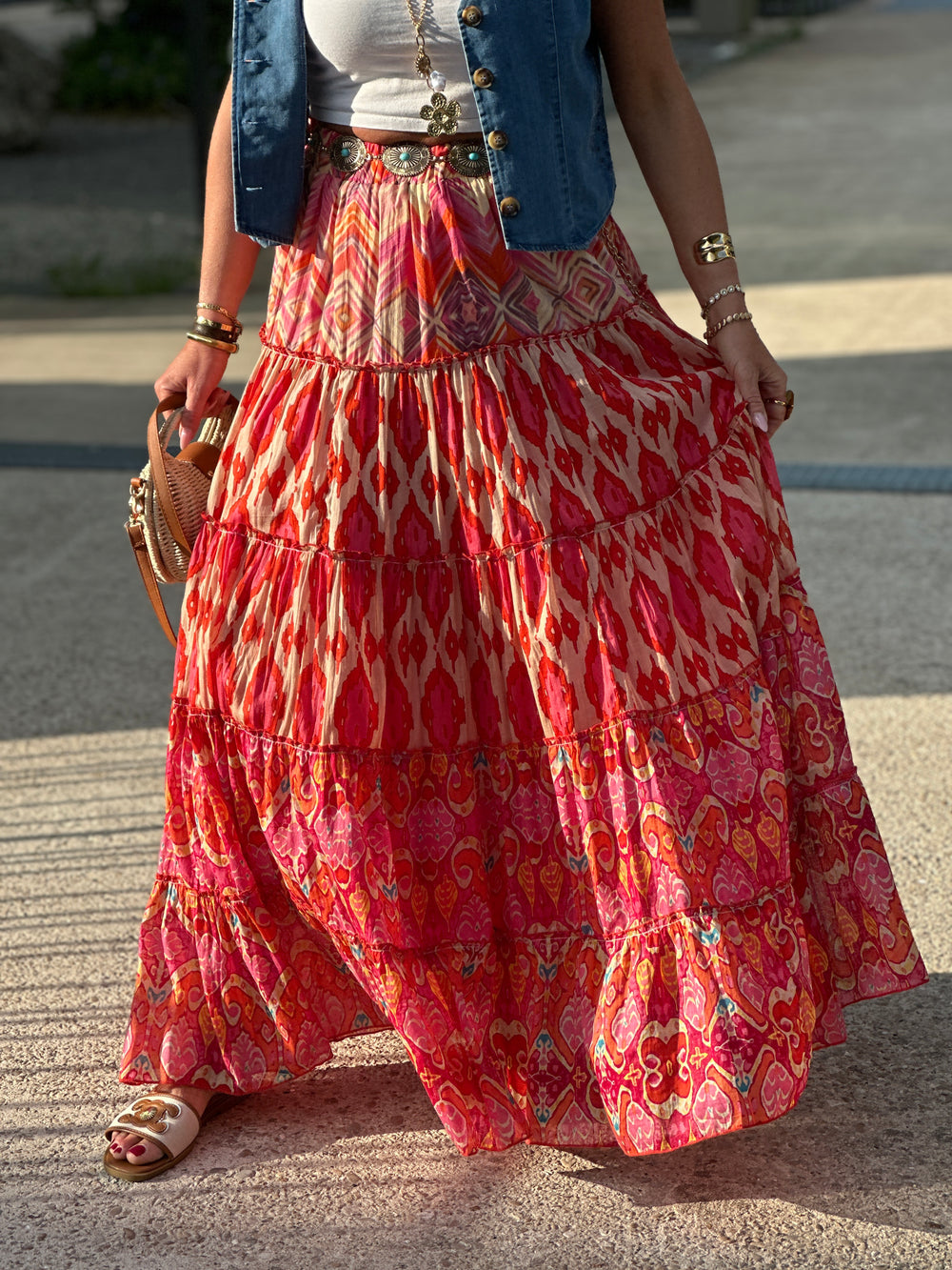 Jupe imprimée Bianca COSTA