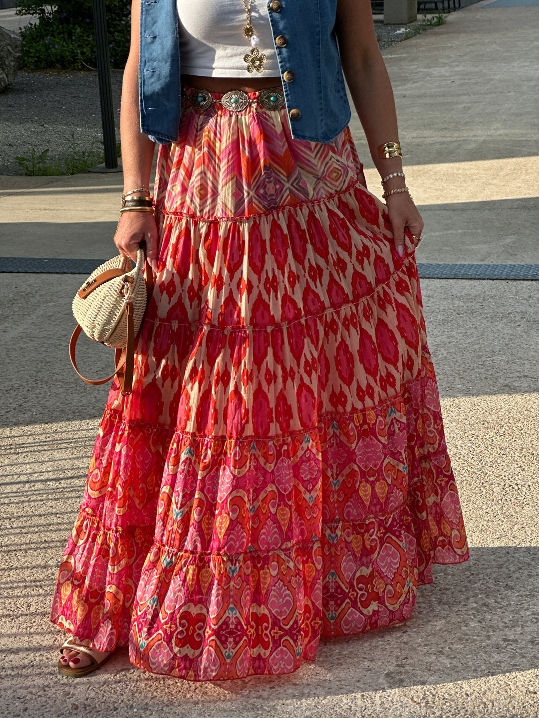 Jupe imprimée Bianca COSTA