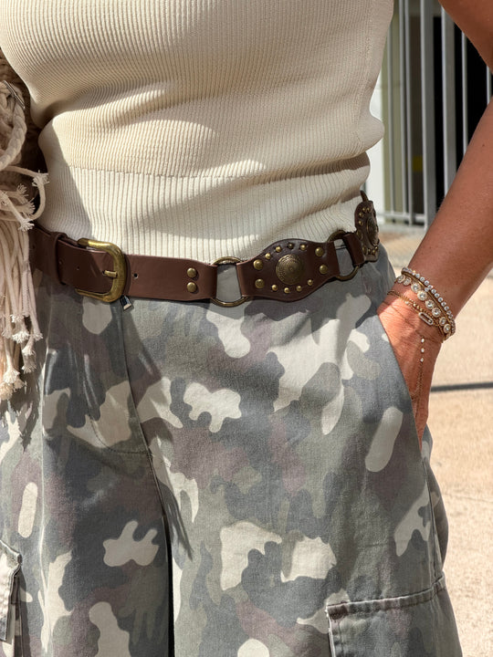 Bermuda oversize militaire