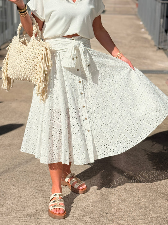 Sac panier frange beige