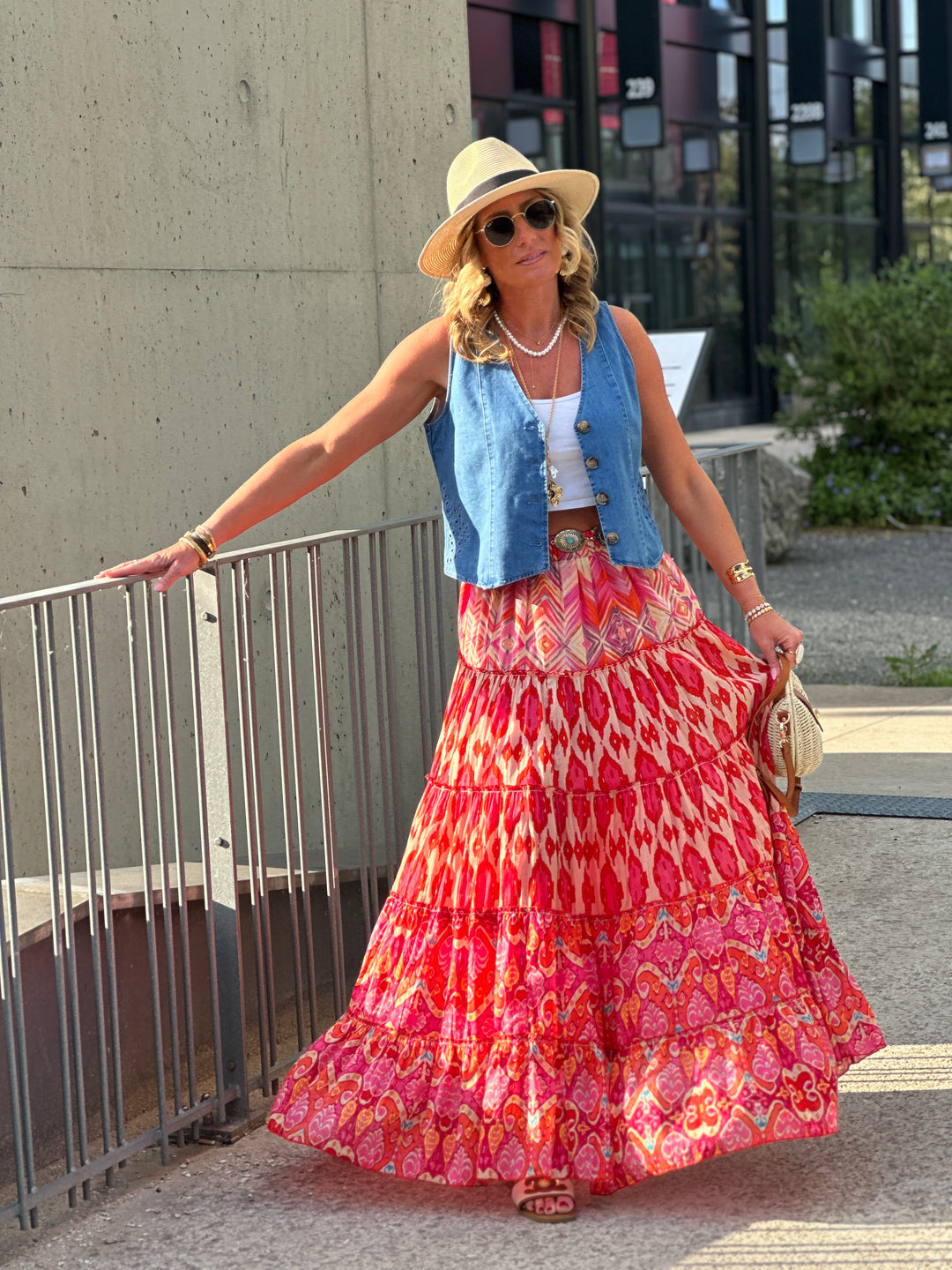 Jupe imprimée Bianca COSTA