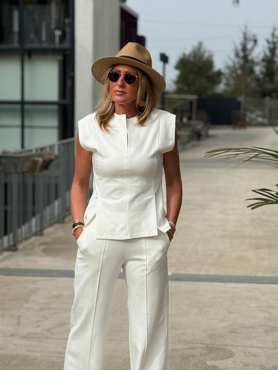 Ensemble jogging Linda Ecru