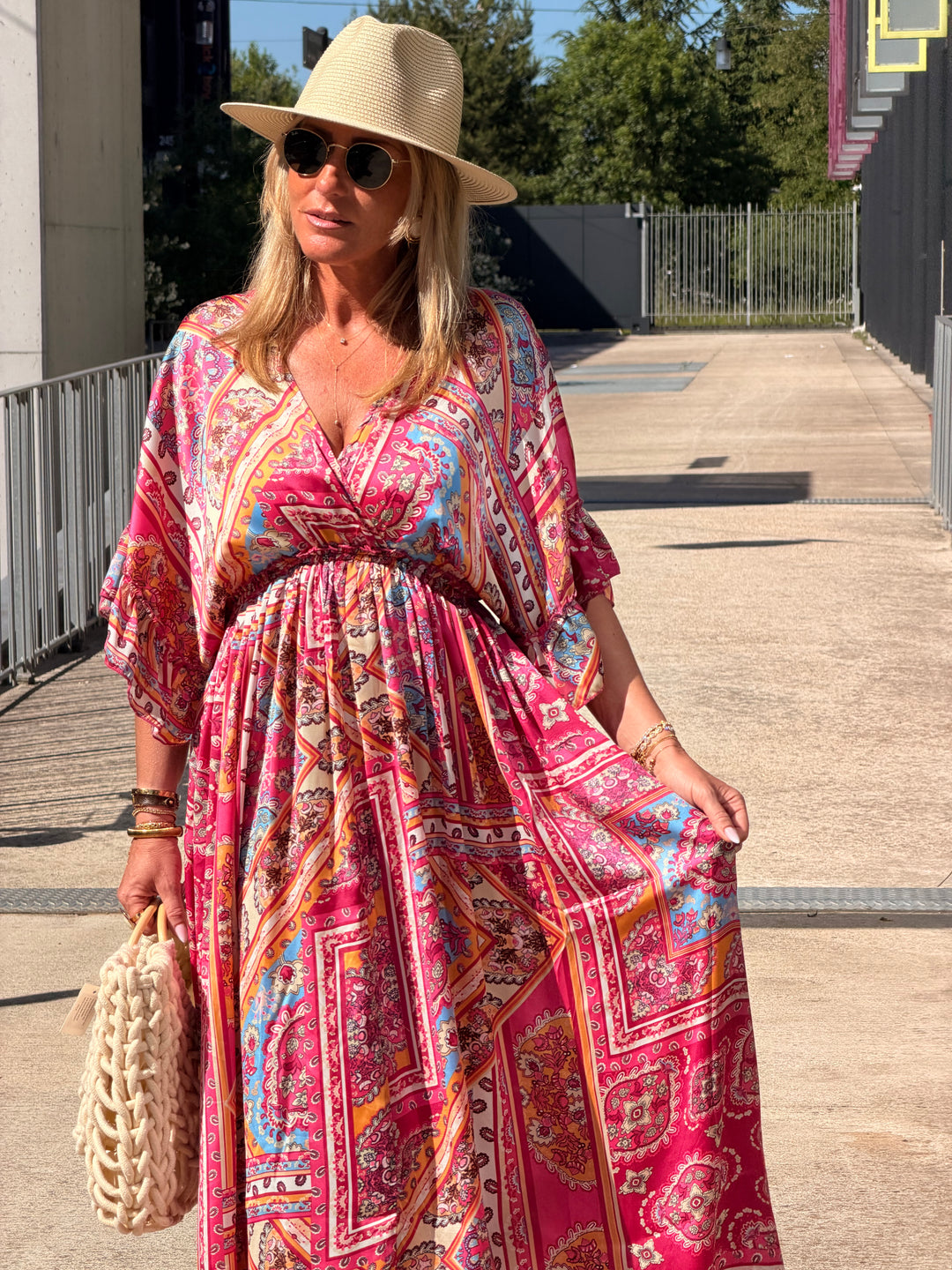 Robe imprimé LORIE Rose S26