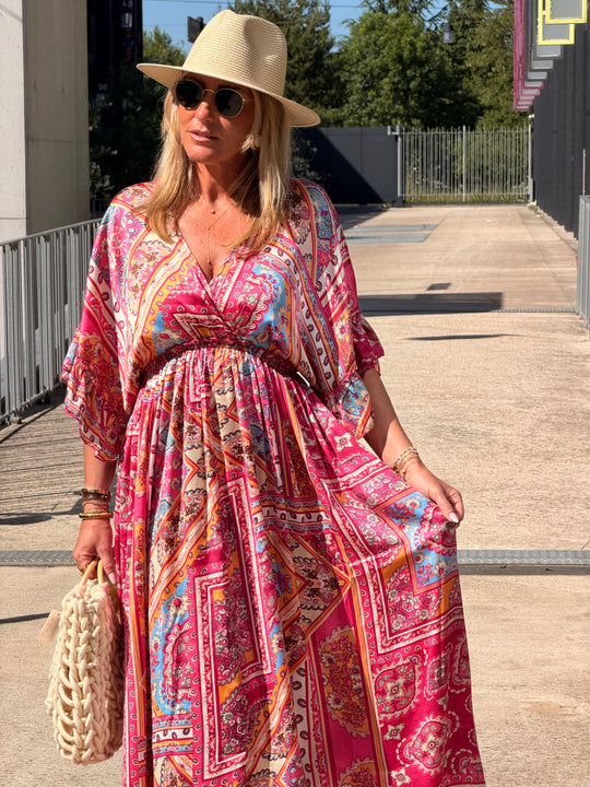 Robe imprimé LORIE Rose S26
