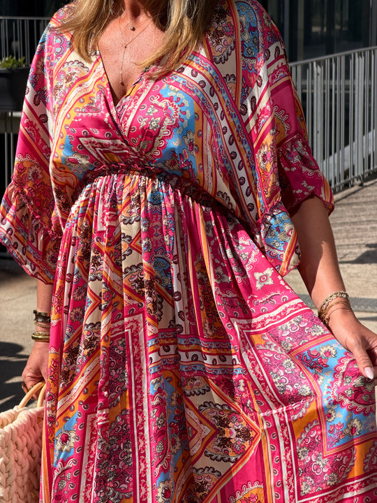 Robe imprimé LORIE Rose S26