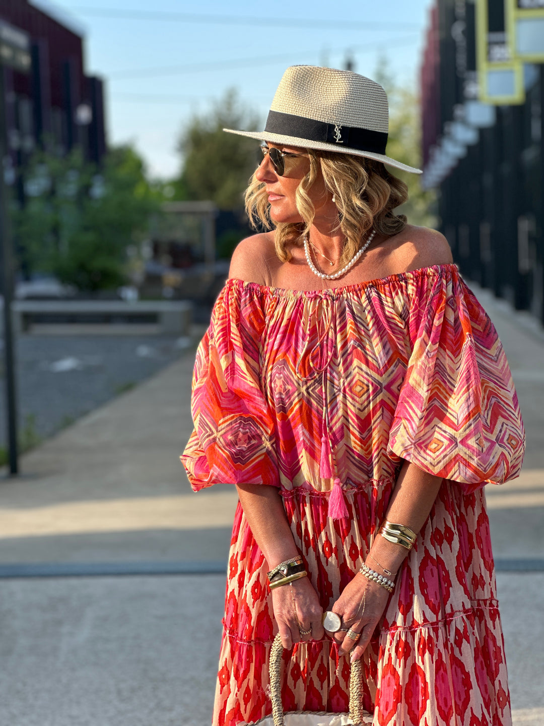Robe imprimée Bianca