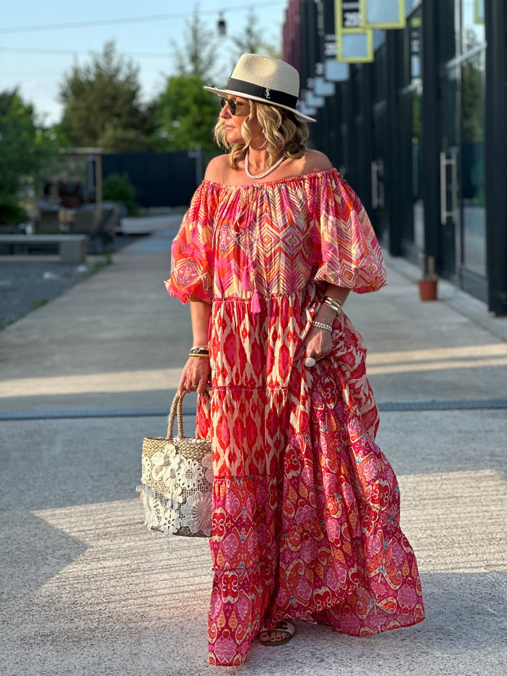Robe imprimée Bianca