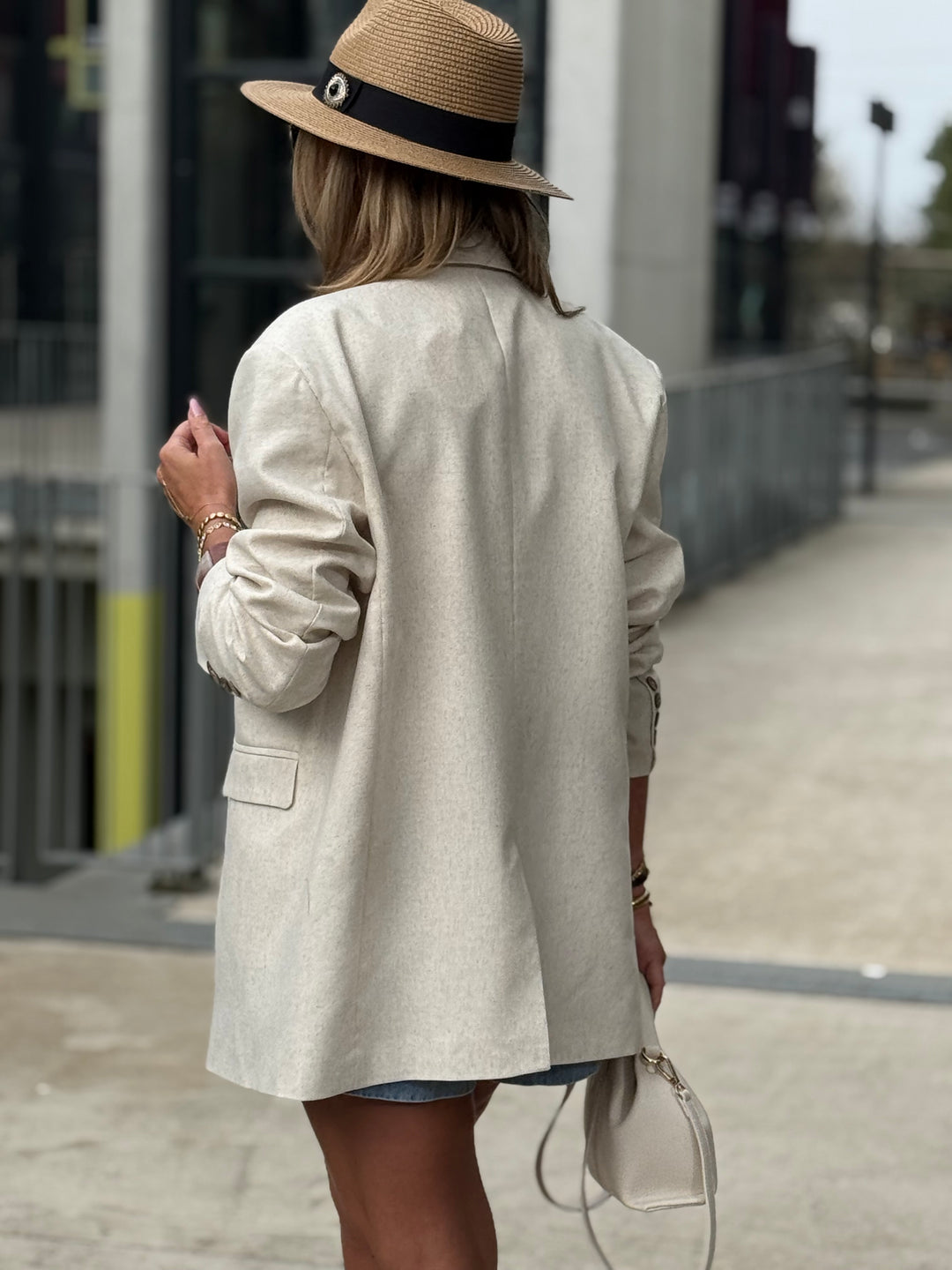 Blazer lin oversize 11039
