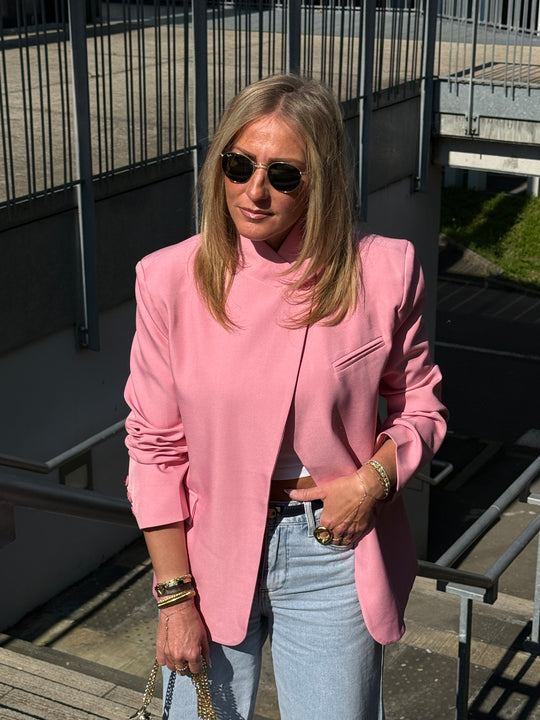 Blazer croisé Uni Rose Marilyn