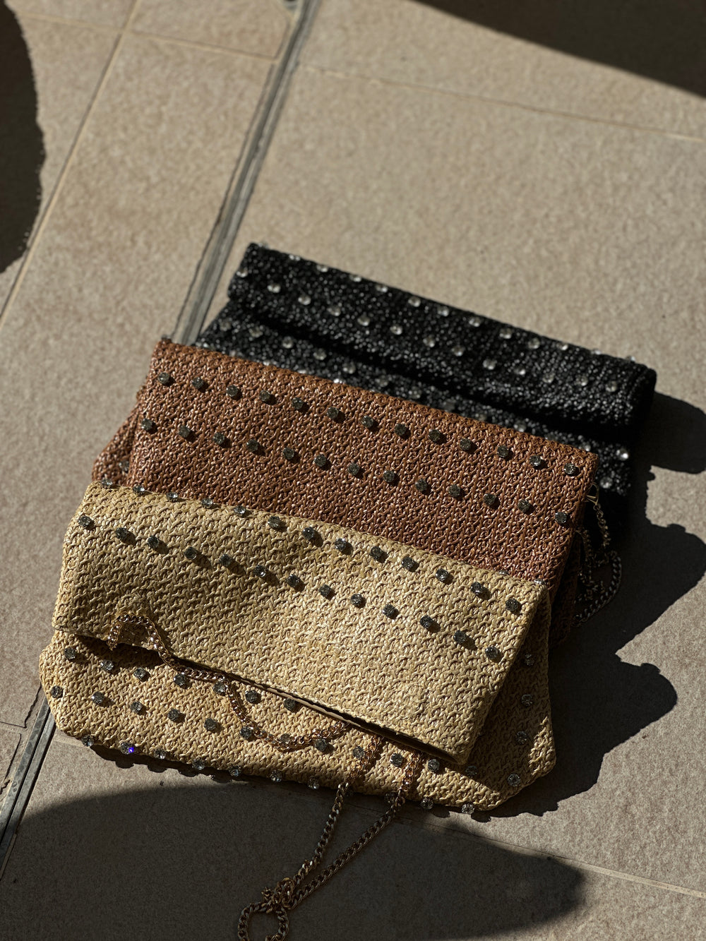 Pochette strass