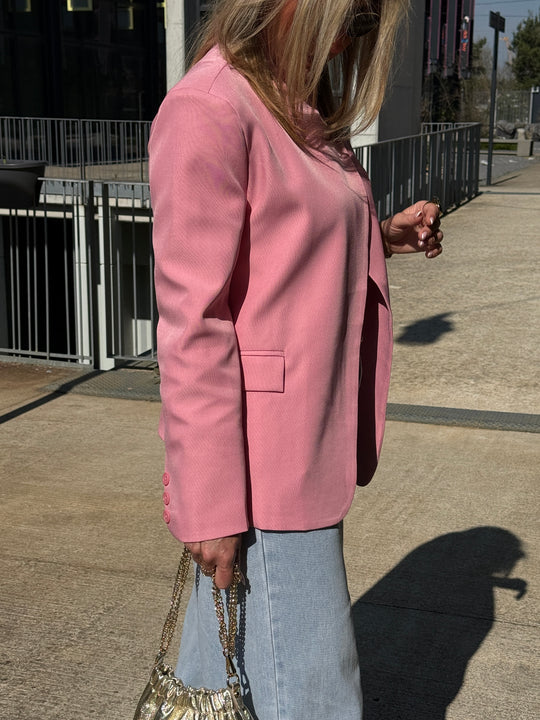 Blazer croisé Uni Rose Marilyn