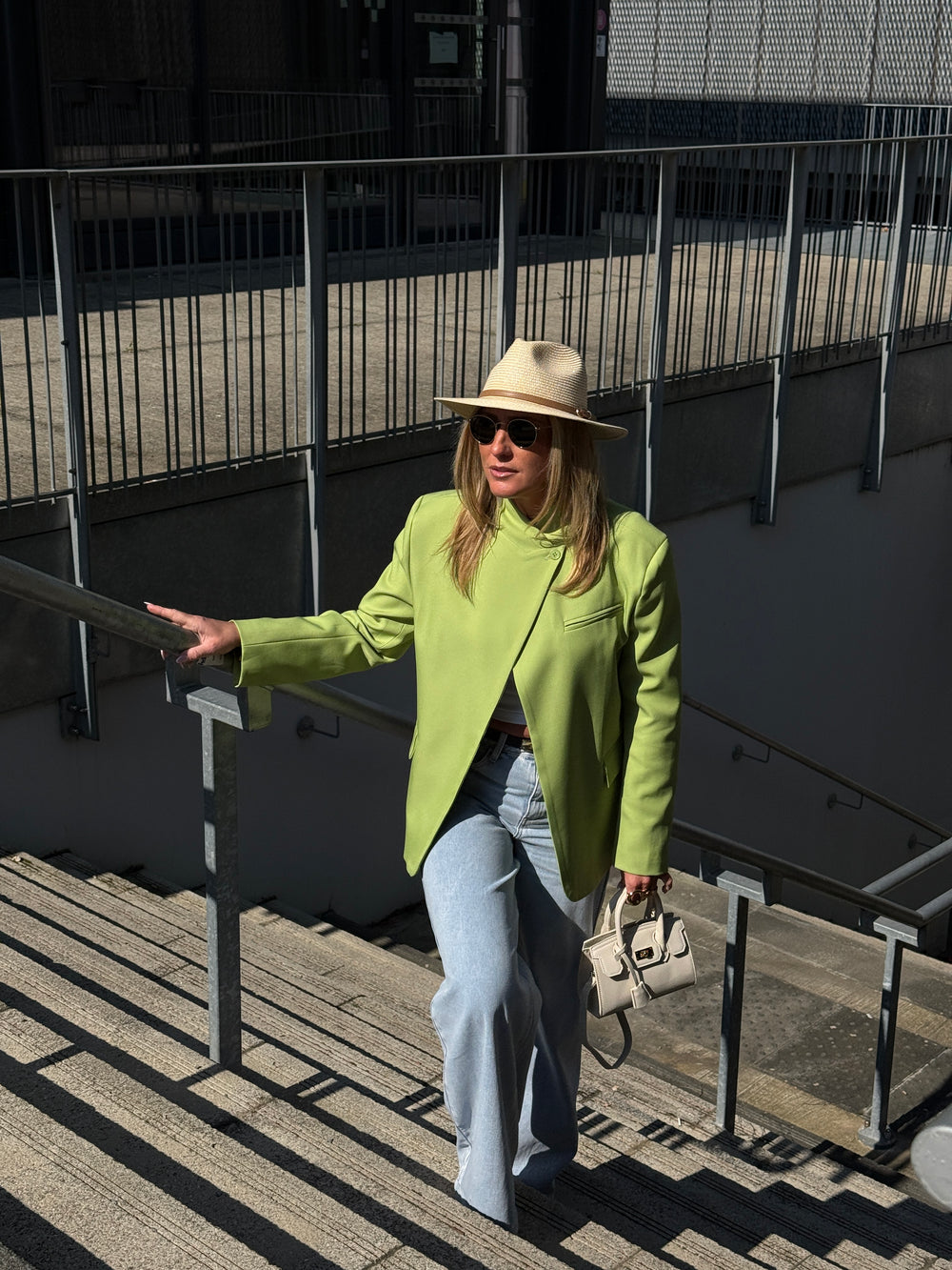 Blazer croisé Uni Vert Marliyn