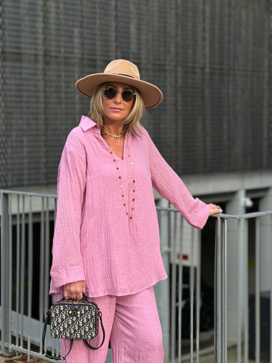 Ensemble rose Leila