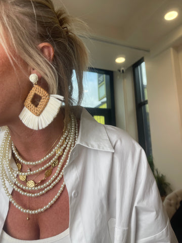 Boucles d’oreilles éventail