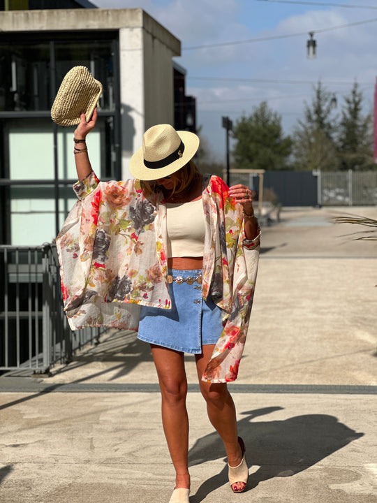 Chemise imprimée fleuri