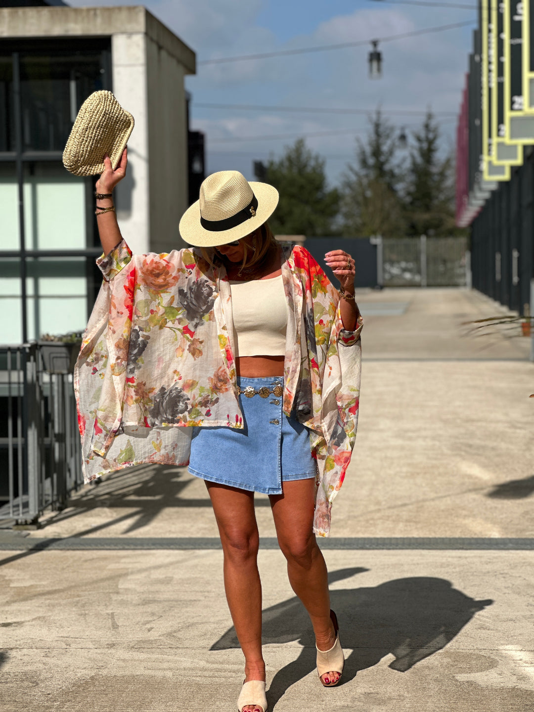 Chemise imprimée fleuri