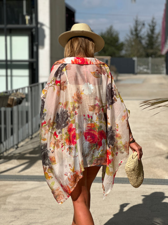 Chemise imprimée fleuri