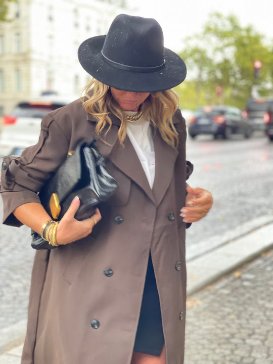 Trench long Choco 10283