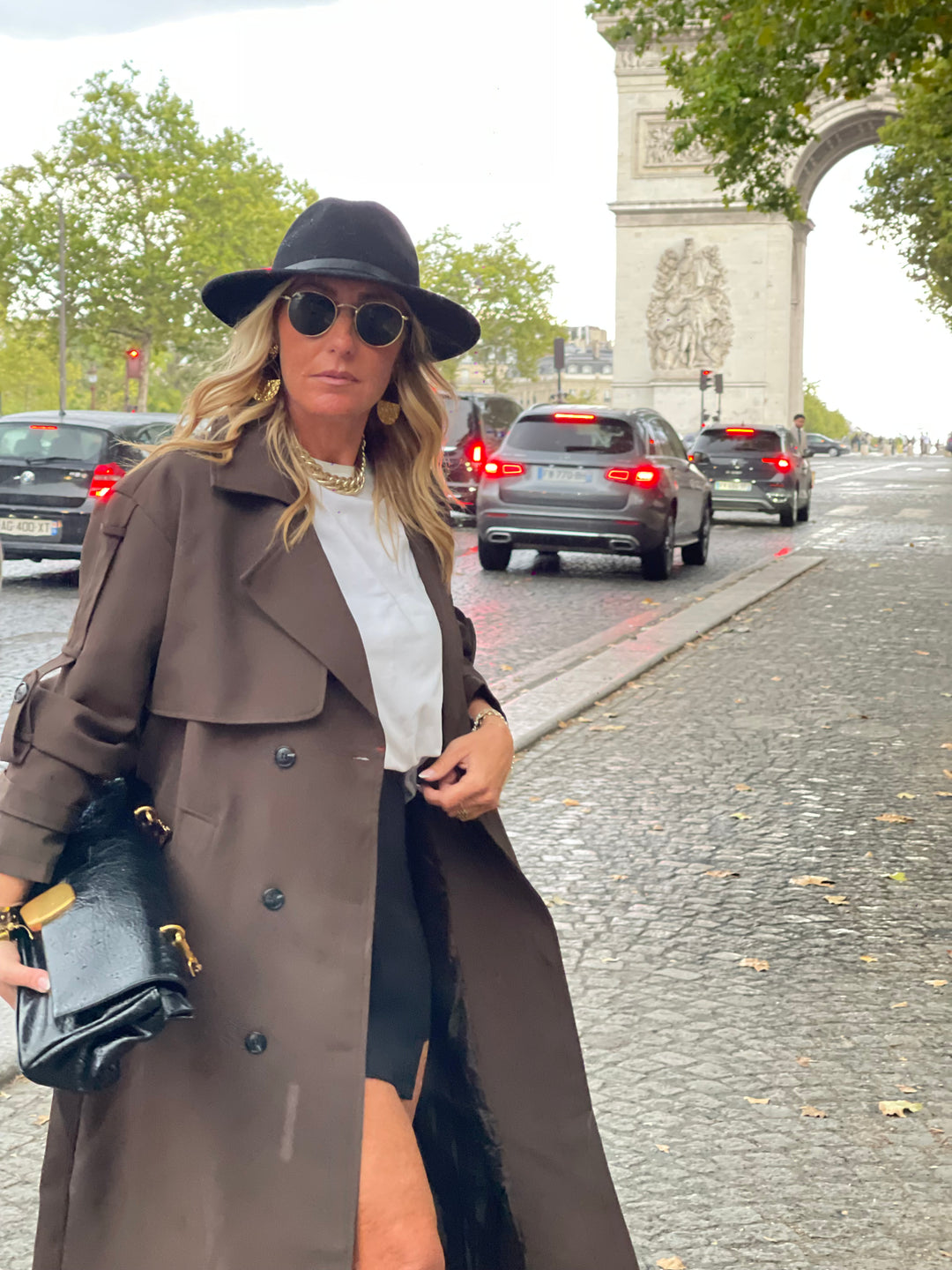 Trench long Choco 10283