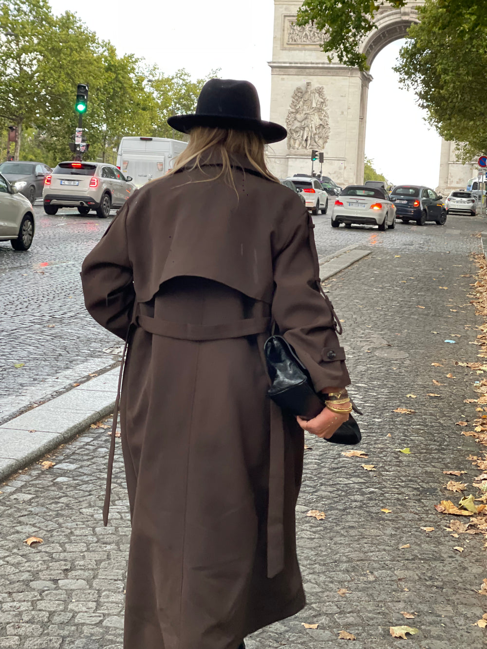 Trench long Choco 10283